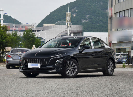 Hongqi Electric EV Car 140Kw 5 chỗ ngồi xe điện bánh trước lái xe đen
