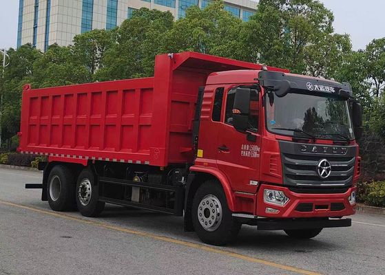 Xe tải vận chuyển hàng hóa tự thả Dayun 3 trục lái sau diesel 3 chỗ 8×2 hộp số tay 30 tấn