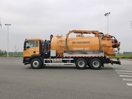 Xe tải hút nước thải và rửa nước nặng cho xử lý chất thải công nghiệp