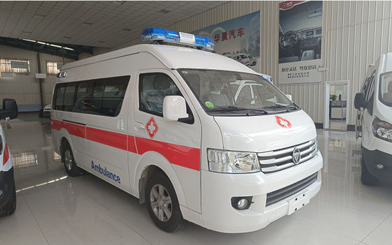Giá tốt. Xe cứu thương khẩn cấp y tế Futian 4×2 8 chỗ ngồi Băng xăng lái sau trực tuyến