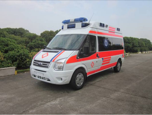 Giá tốt. 9 chỗ ngồi Ford Transit xe cứu thương 6 chỗ ngồi Medi Cal xe cứu thương phía trước Động phía sau 4 × 2 trực tuyến