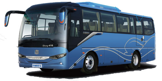 Giá tốt. Blue Diesel 31 chỗ ngồi 40 chỗ ngồi xe buýt giao thông xe buýt phía sau phía sau lái xe 6 × 2 trực tuyến