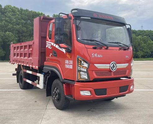Giá tốt. Dongfeng Diesel Dump Truck Hai bánh xe lái xe phía sau 4 × 2 hộp số thủ công 8 mét vuông trực tuyến