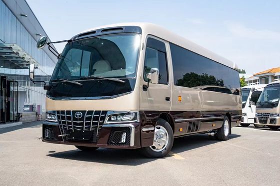 Giá tốt. Toyota Coaster 12 chỗ xe buýt du lịch xăng lái sau 4 × 2 hộp số thủ công trực tuyến