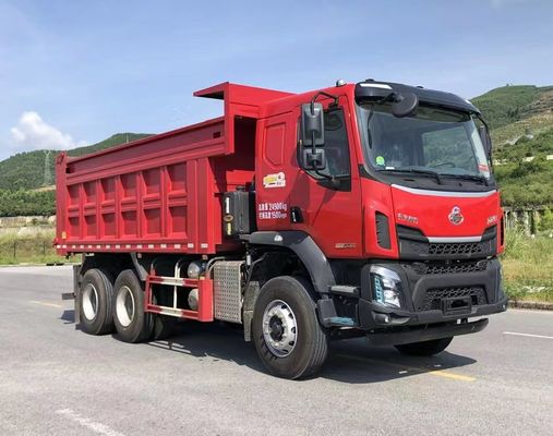 Giá tốt. 3 trục Diesel 3 chỗ Dump Cargo Truck Động phía sau 6 × 4 hộp số thủ công trực tuyến