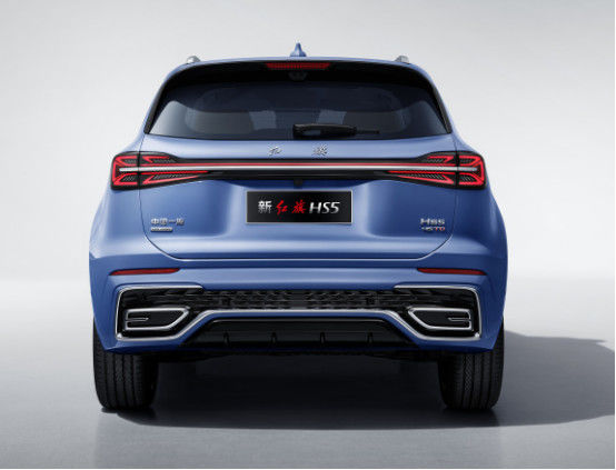 Blue Hongqi xe thể thao 185kw 5 chỗ ngồi xăng Hongqi Suv 0