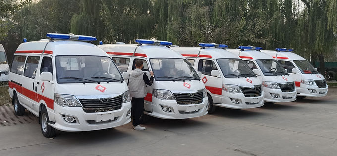 Jinlong Bệnh viện cấp cứu Y tế xăng 7 chỗ ngồi 4×2 0