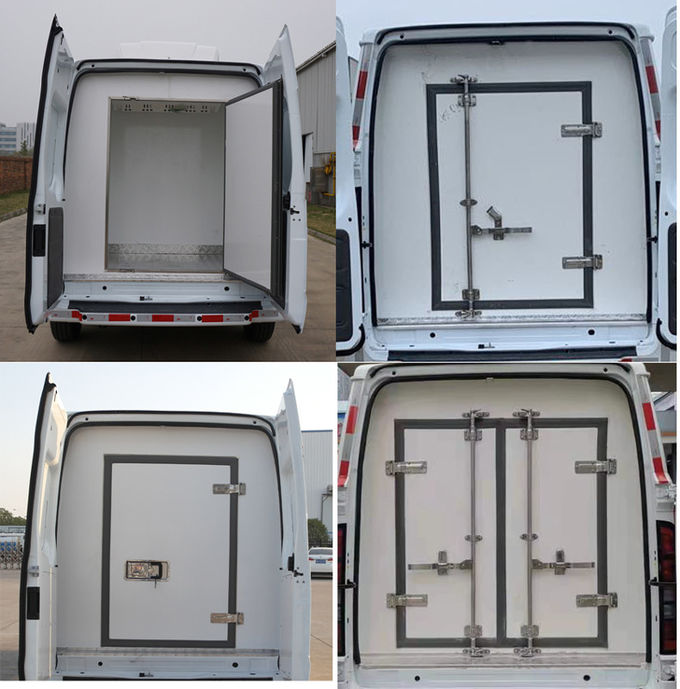 100Kw xe tải lạnh MT82 Ford Transit Reefer Van trắng 3