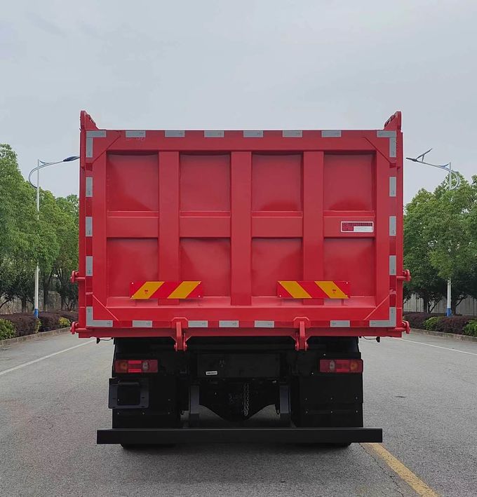 20 mét khối 3 trục Dump Truck Diesel 3 chỗ hộp số tay 6 × 4 1