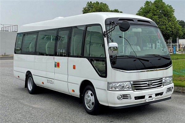 Toyota Coaster 12 chỗ xe buýt du lịch xăng lái sau 4 × 2 hộp số thủ công 2