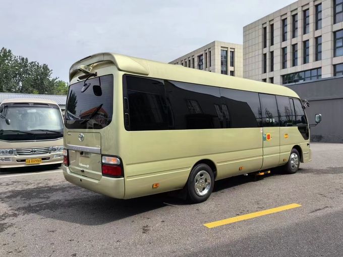 Toyota Coaster 16 chỗ xe buýt du lịch xe buýt tiếp tân kinh doanh xăng 4 × 2 hộp số thủ công 2