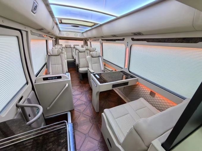 Toyota Coaster 16 chỗ xe buýt du lịch xe buýt tiếp tân kinh doanh xăng 4 × 2 hộp số thủ công 9