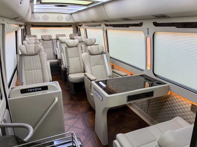Toyota Coaster 16 chỗ xe buýt du lịch xe buýt tiếp tân kinh doanh xăng 4 × 2 hộp số thủ công 4