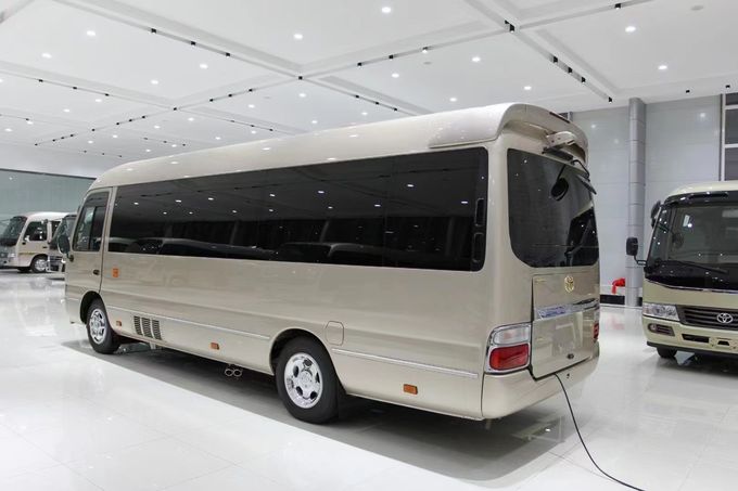 Toyota Coaster 8 chỗ xe buýt du lịch xe buýt tiếp tân xe buýt xăng lái sau 4 × 2 hướng dẫn 2