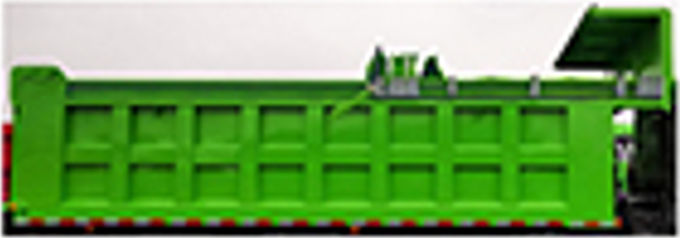 3 trục Diesel 3 chỗ Dump Cargo Truck Động phía sau 6 × 4 hộp số thủ công 2